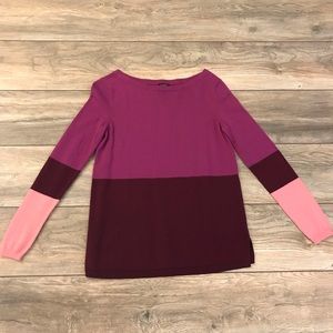 Talbots Color Block Sweater